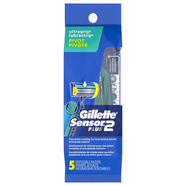 Gillette Sensor2 Plus Ultragrip Disposable Razors