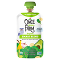 Once Upon a Farm Organic Baby Food Smart Blend Bananas for Apples & Greens