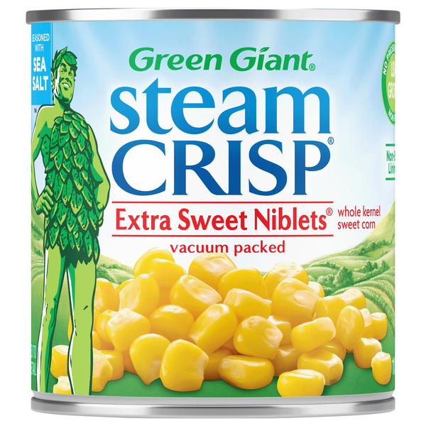 Green Giant Steam Crisp Extra Sweet Niblets Whole Kernel Corn