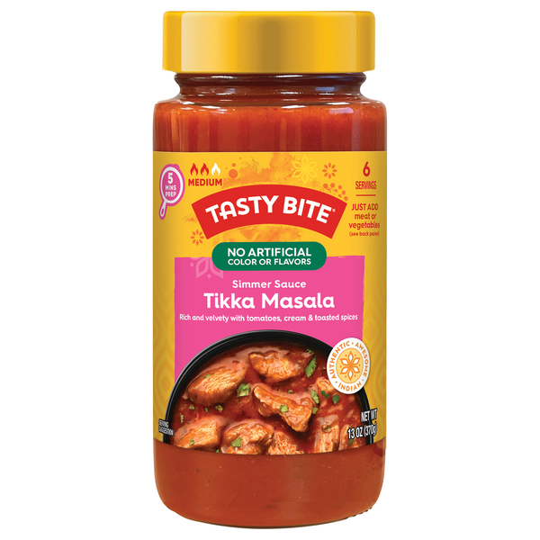Tasty Bite Medium Delhi Style Tikka Masala Simmer Sauce