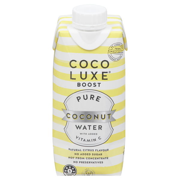 Coco Luxe Boost Pure Coconut Water with Vitamin C