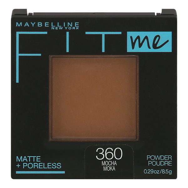 Maybelline Fit Me! Matte + Poreless Pressed Powder Mocha 360