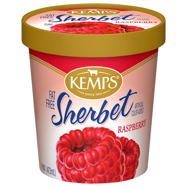 Kemps Fat Free Raspberry Sherbet