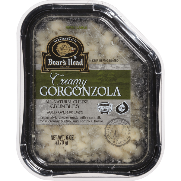 Boar's Head Creamy Gorgonzola Cheese Crumbles