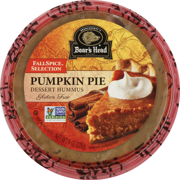 Save on Boar's Head FallSpice Selection Dessert Hummus Pumpkin Pie Order Online Delivery Stop