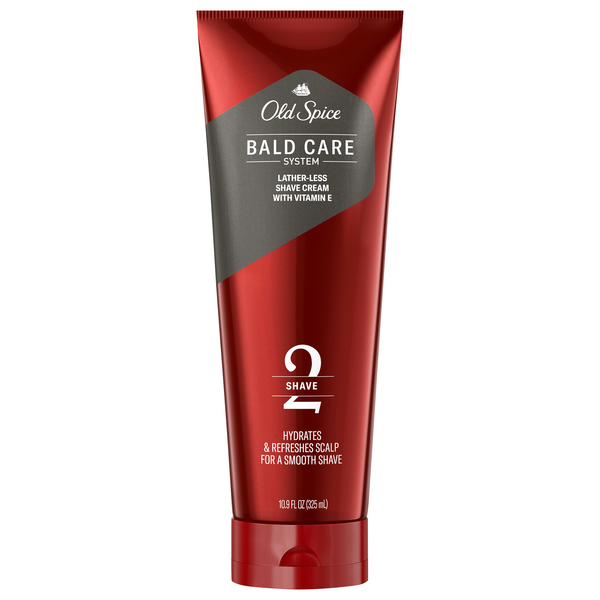 Save on Old Spice Bald Care System Latherless Shave Cream with Vitamin