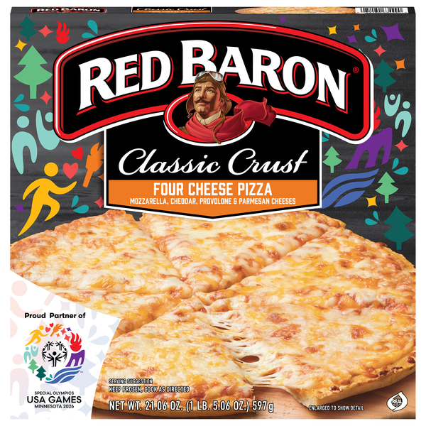 Red Baron Classic Crust Four Cheese Pizza Frozen
