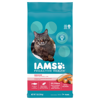 IAMS Proactive Health Indoor Weight & Hairball Salmon Adult Dry Cat Food