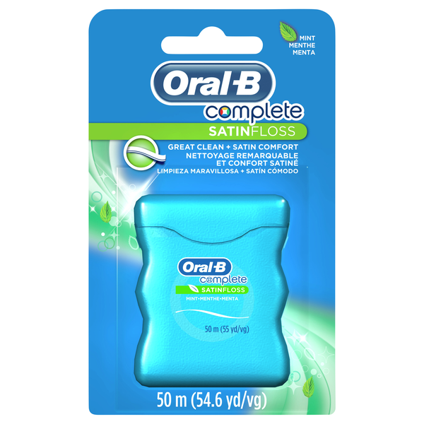 Oral-B Complete SATIN Floss Dental Floss Mint