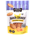 Three Dog Bakery Bark'N Crunch! Cheese Flavor Chicken Chips Dog Treats