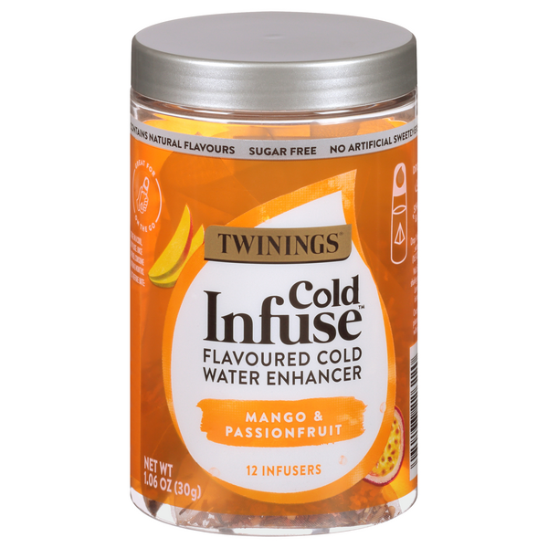 Save on Twinings Cold Infuse Flavored Water Enhancer Mango/Passionfruit Sugar Free Order Online