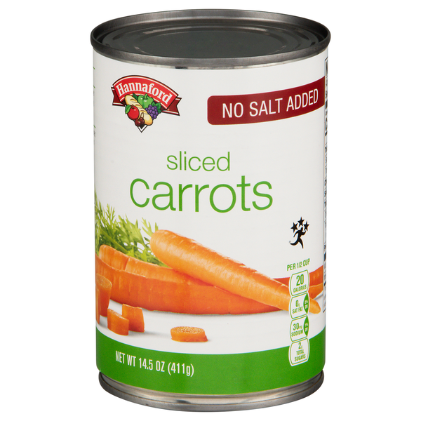 Hannaford No Salt Added Sliced Cut Carrots