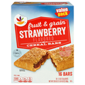 Our Brand Fruit & Grain Strawberry Cereal Bars - 16 ct