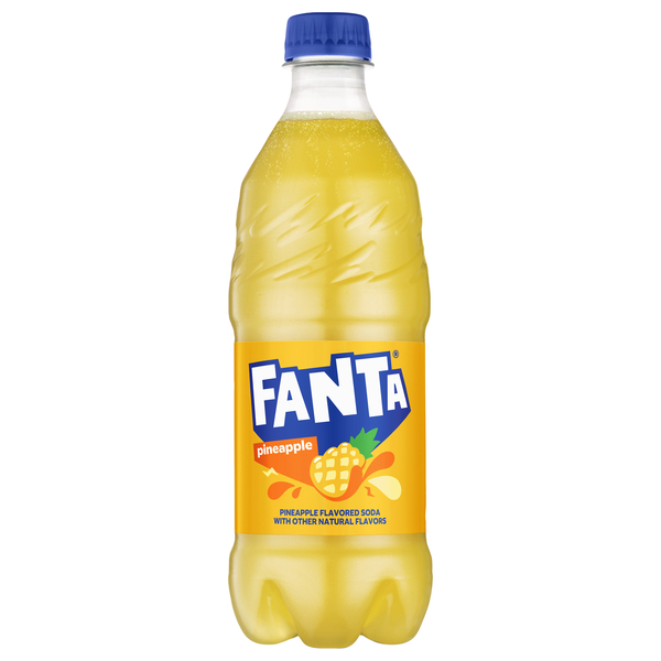Fanta Pineapple Soda Caffeine Free