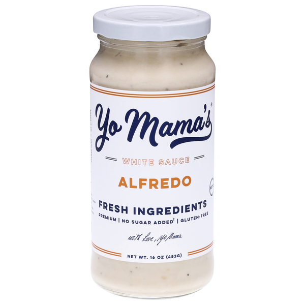 Yo Mama's Gluten Free Keto Alfredo Pasta Sauce