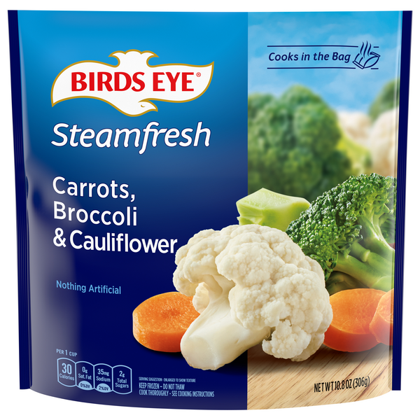 Birds Eye Steamfresh Carrots Broccoli & Cauliflower Frozen