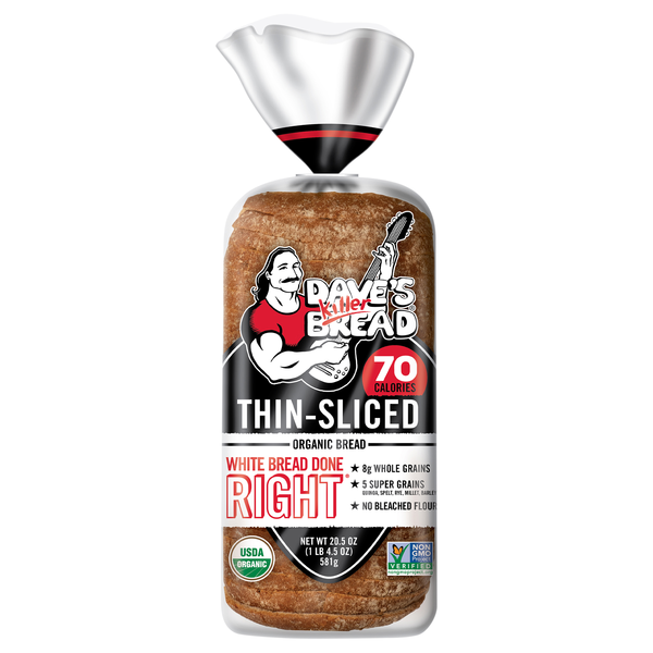 Dave's Killer Bread Organic White Done Right Thin Sliced