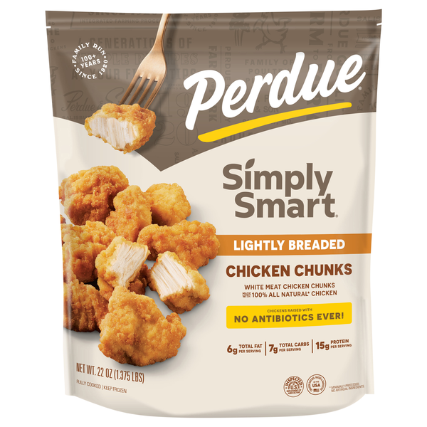Perdue Lightly Breaded Chicken Breast Chunks Frozen