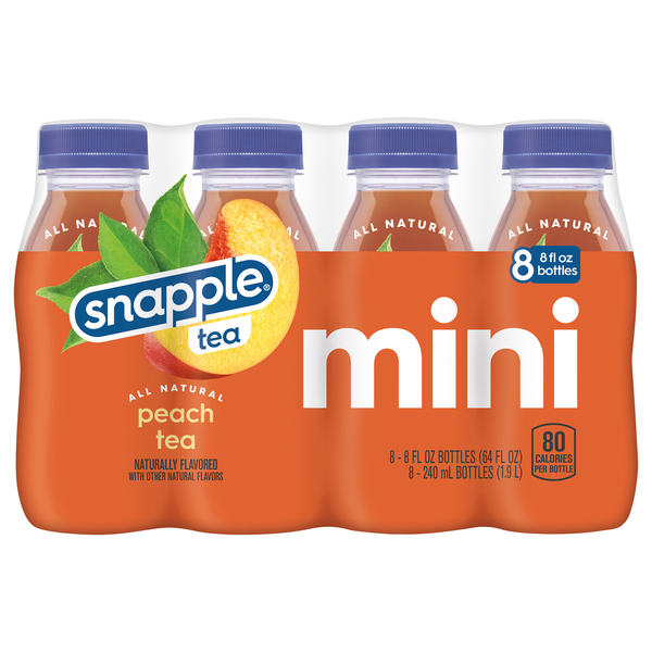 Snapple Mini Peach Tea - 8 pk