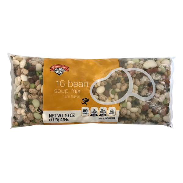 Hannaford Ham Flavor 16 Bean Soup Mix