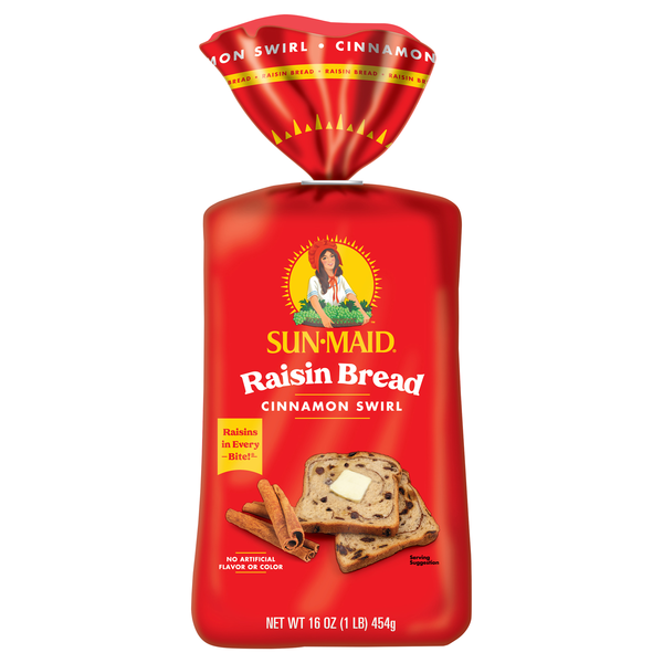 Sun-Maid Raisin Cinnamon Swirl Sliced Bread