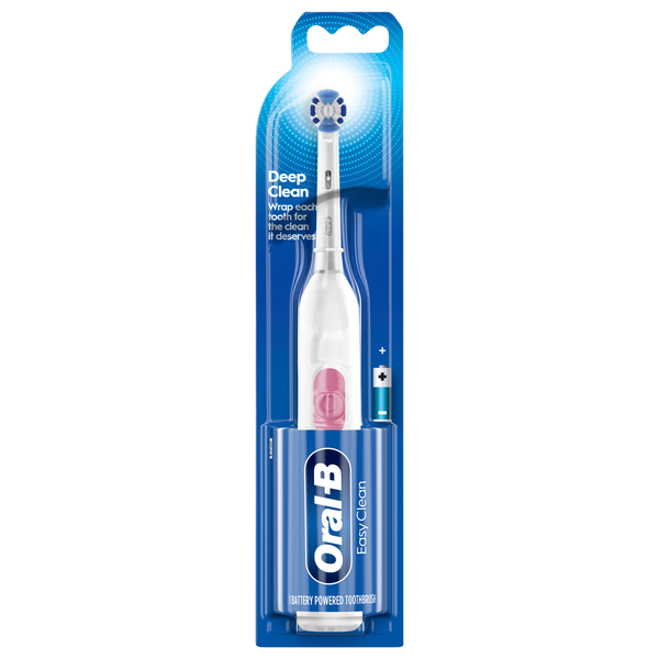 Oral-B Easy Clean Battery Powered Toothbrush White