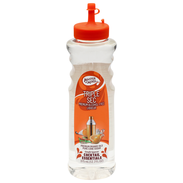 Master of Mixes Triple Sec Premium Non-Alcohlic Liqueur