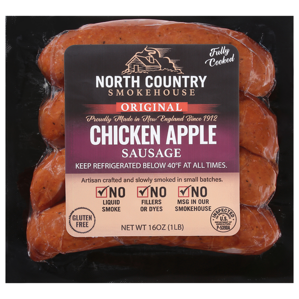 North Country Smokehouse Gluten Free Chicken Apple Sausage