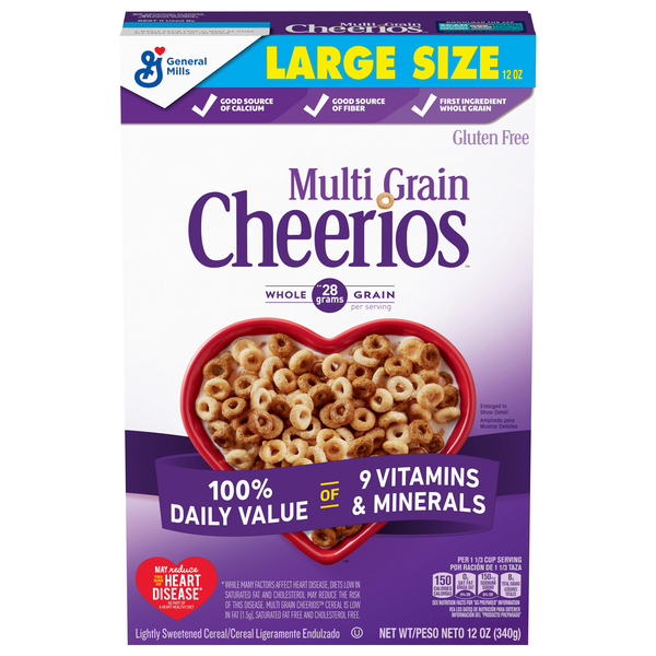 Save on Cheerios Gluten Free Multigrain Cereal Large Size Order Online