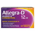 Allegra-D Allergy & Congestion 24 Hour Non-Drowsy Tablets