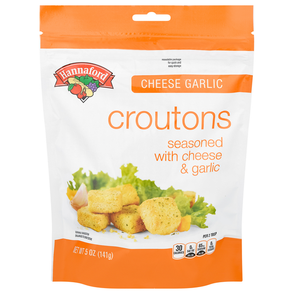 Hannaford Cheese Garlic Croutons