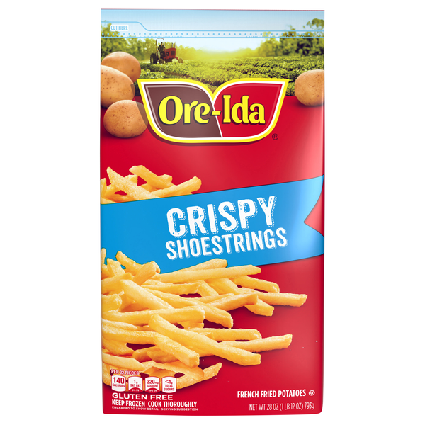 Ore-Ida Crispy Shoestrings French Fried Potatoes Frozen