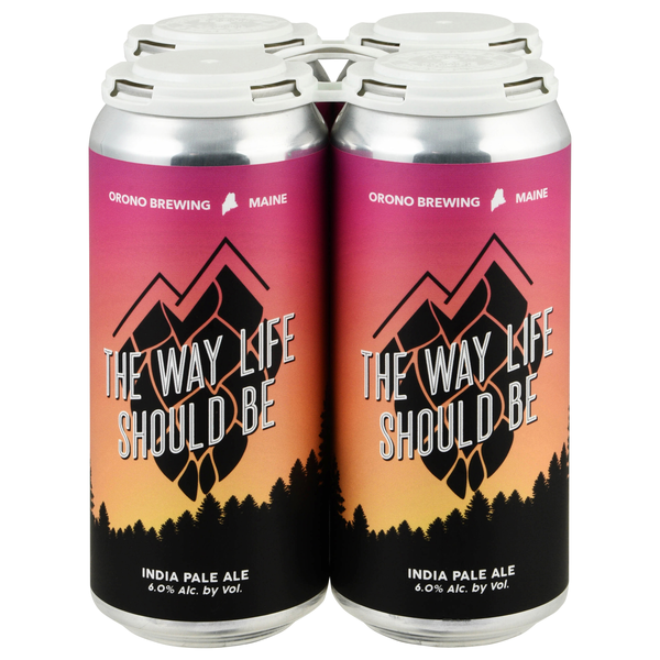Orono Brewing The Way Life Should Be IPA Beer - 4 pk