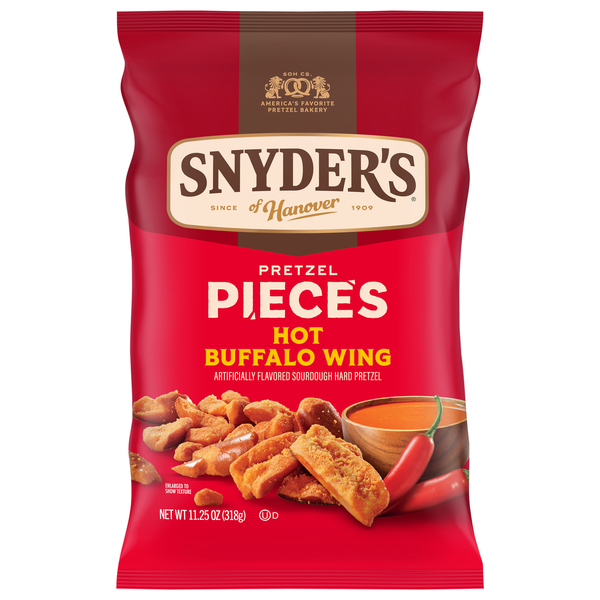 Snyder's of Hanover Hot Buffalo Wing Flavored Pretzel Pieces