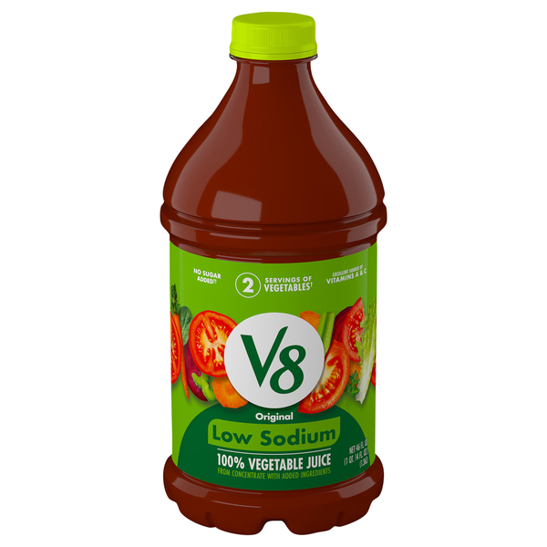 V8 Original Low Sodium Original 100% Vegetable Juice
