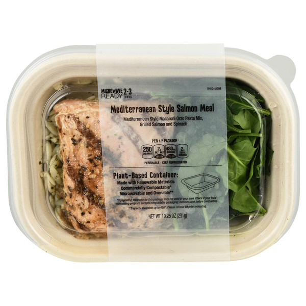 Hannaford Mediterranean Style Salmon Meal Fresh
