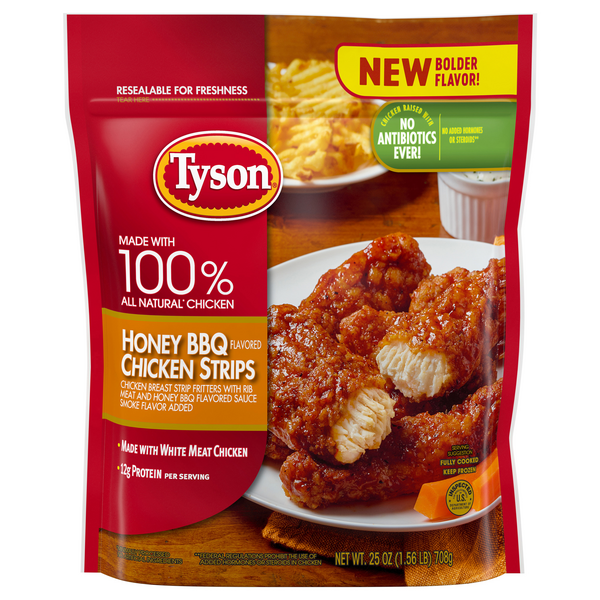 Save On Tyson Fully Cooked Chicken Strips Honey BBQ Order Online Delivery MARTIN S