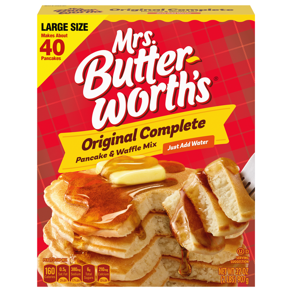 Mrs. Butterworth's Original Complete Pancake & Waffle Mix Large Size
