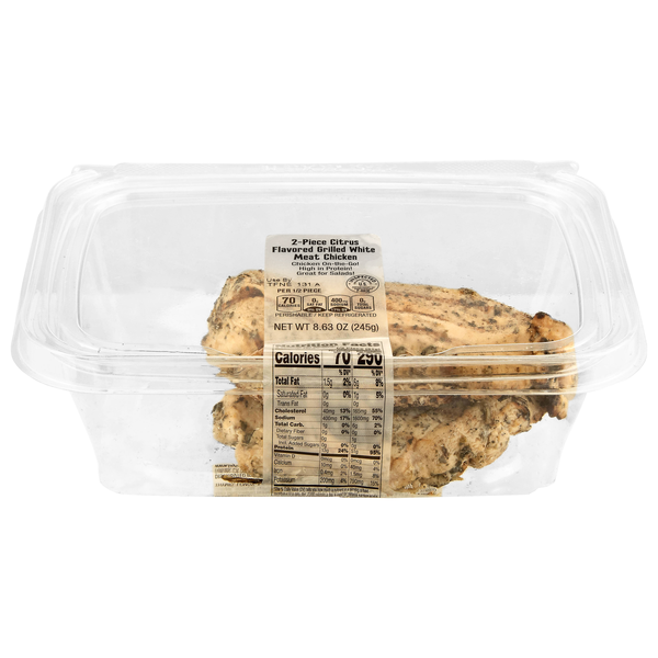 Hannaford Deli Citrus Flavored Grilled White Meat Chicken - 2 ct