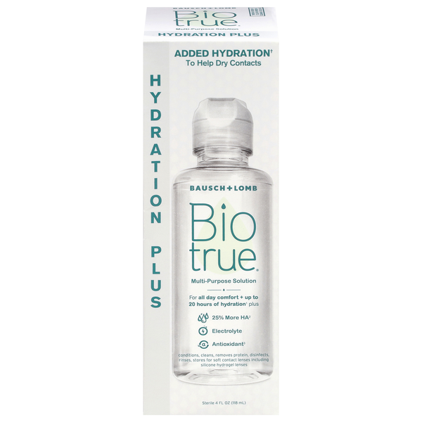 Biotrue Hydration Plus Multi-Purpose Contact Lens Solution