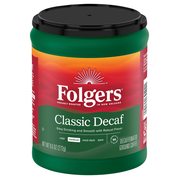 Folgers Classic Decaf Medium Roast Ground Coffee