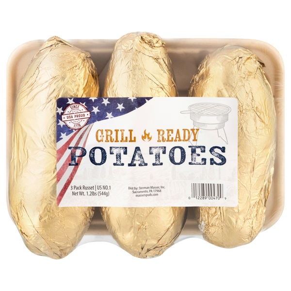 Sterman Masser Grill Ready Russet Potatoes