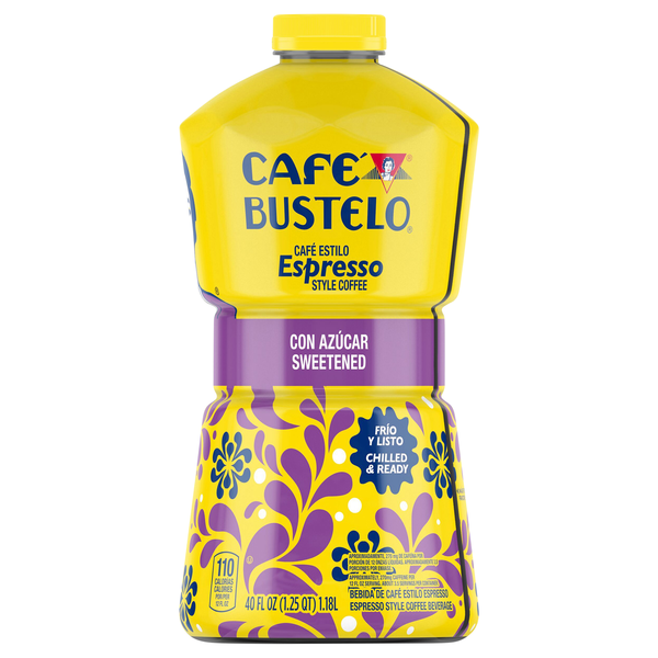 Cafe Bustelo Sweetened Espresso-Style Iced Coffee Refrigerated