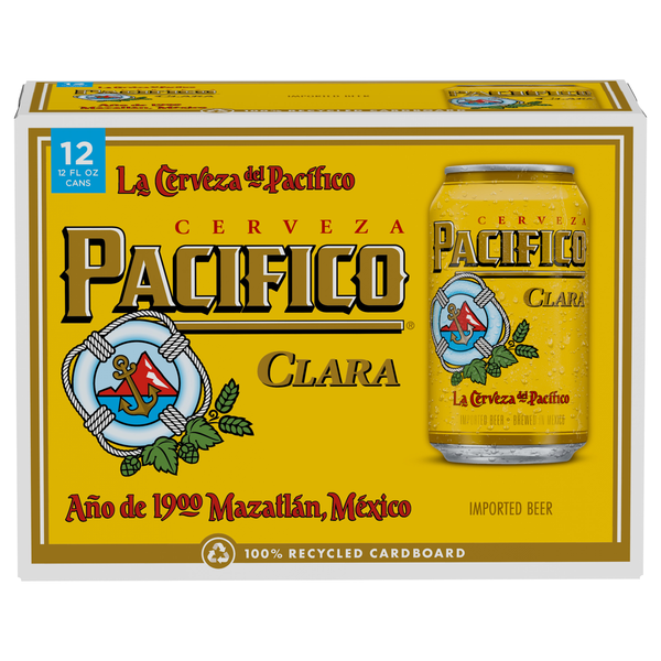 Pacifico Clara Imported Beer - 12 pk