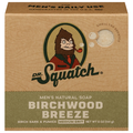 Dr. Squatch Men's Natural Birchwood Breeze Medium Grit Soap Bar