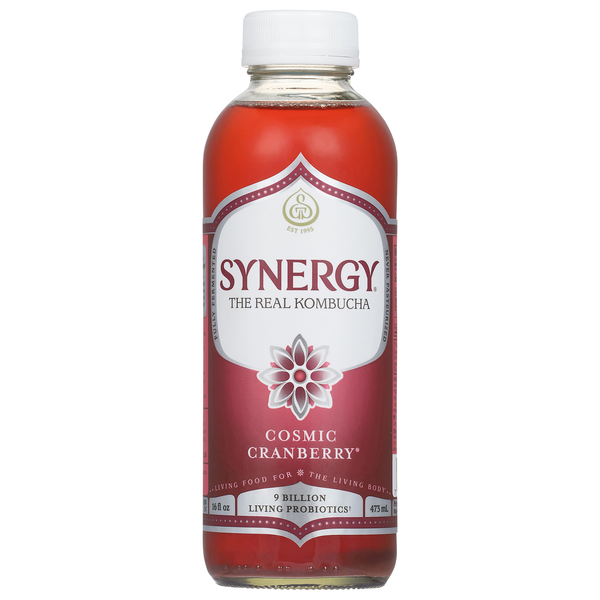 GT's Synergy Cosmic Cranberry Raw Kombucha