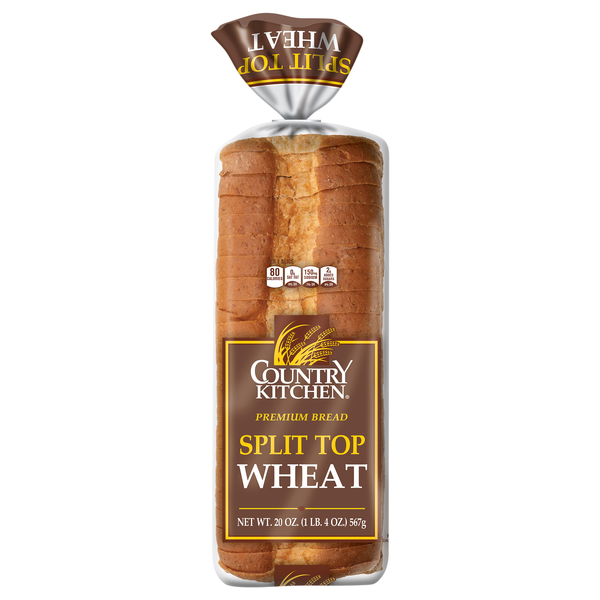Country Kitchen Premium Split Top Wheat Bread Sliced