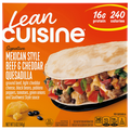 Lean Cuisine Protein Kick Mexican Style Beef & Cheddar Quesadilla Frozen