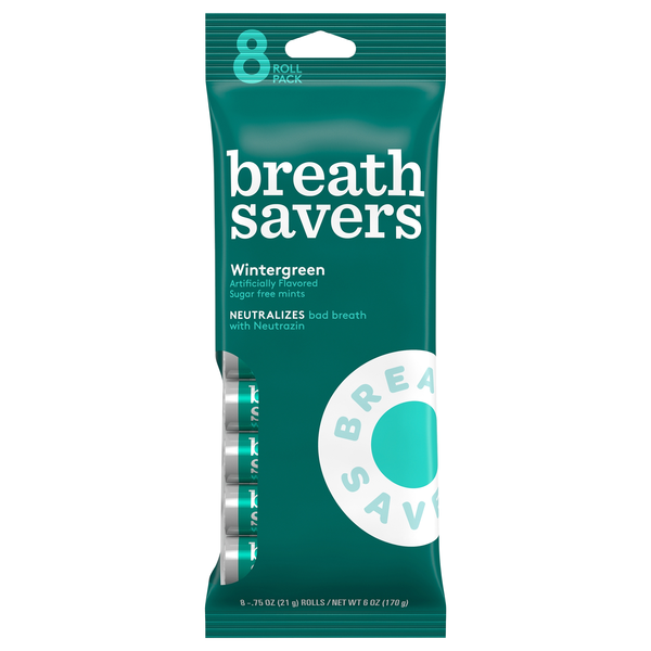 BreathSavers Sugar Free Wintergreen Mints
