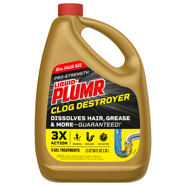 Liquid-Plumr Pro-Strength Gel Clog Destroyer